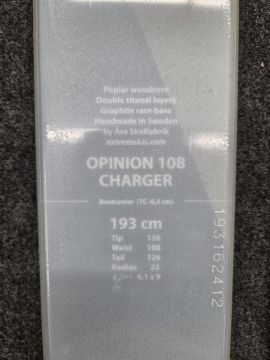 Extrem Opinion 108 Charger (193 cm) laskettelusukset