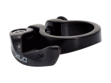 XLC PC-L01 Seat Clamp 35mm musta pikalinkulla