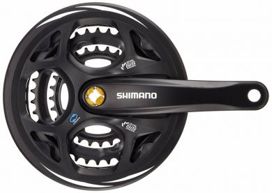 Shimano FC-M311 Kampisarja nelikantti 3x8/7 48-38-28 175mm