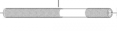 Shimano taka-akseli M10x146mm pikalinkulle