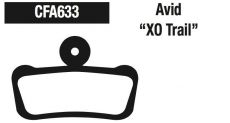 EBC CFA 633R (punainen) Jarrupalat Avid X0 Trail/Guide/Elixir