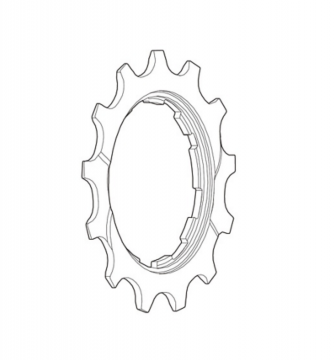 Shimano CS-HG81-10 10v 12t irtoratas