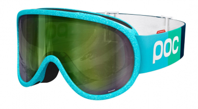 POC Retina Julia Mancuso ed. - Julia Blue / Persimmon with Green Mirror Lens laskettelulasit