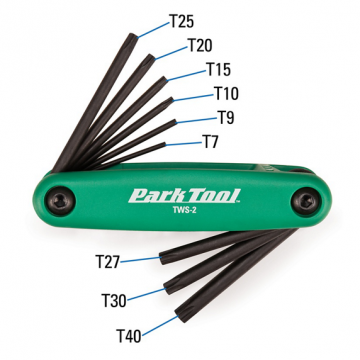 Park Tool TWS-2 torx-avainsarja