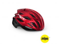 MET Estro MIPS - Red Black Metallic