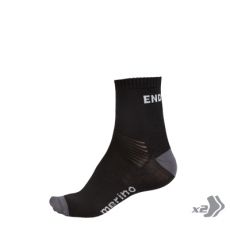 Endura BaaBaa Merino Sock (Twin pack)