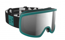 Flaxta Solid - Teal with Silver Mirror laskettelulasit