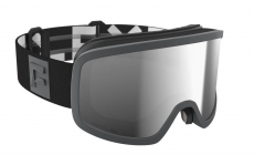 Flaxta Solid - Dull Grey with Silver Mirror laskettelulasit